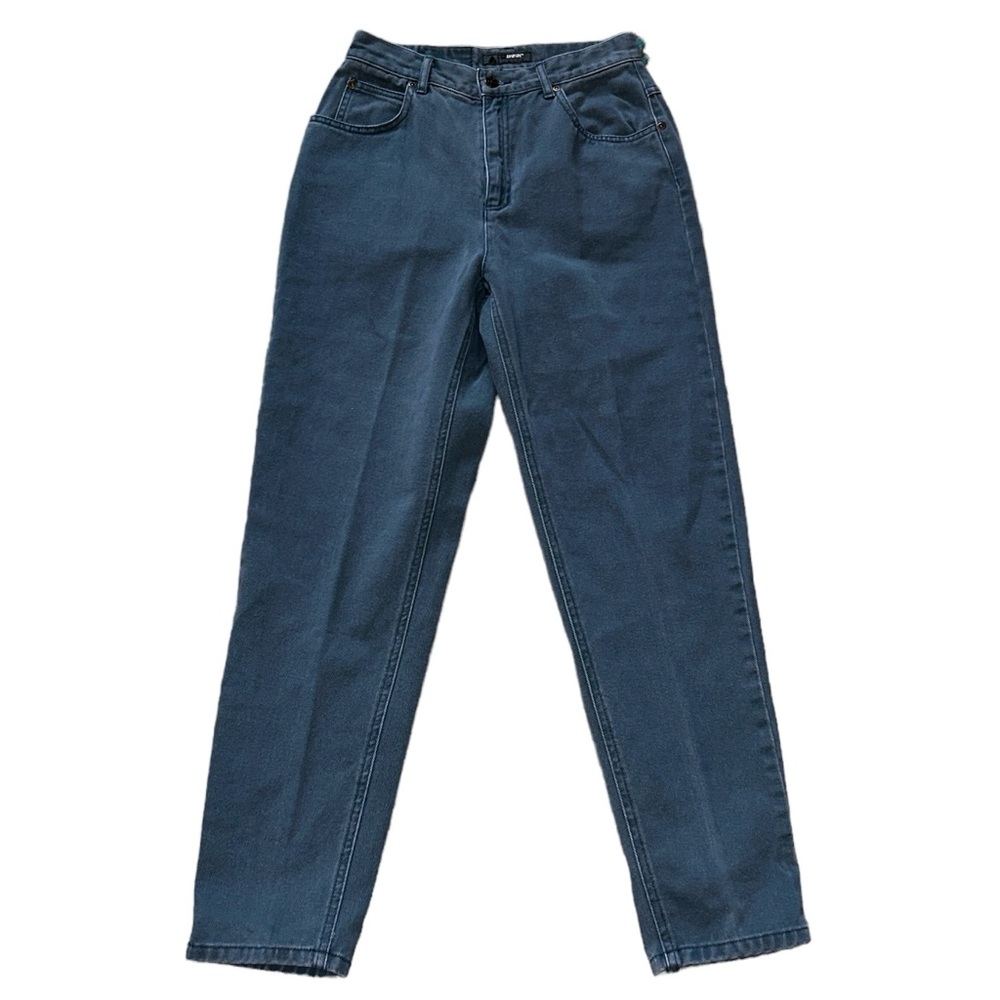Vintage 1980’s Liz Wear Liz Claiborne Teal High Rise Tapered Mom Jeans Size 8P